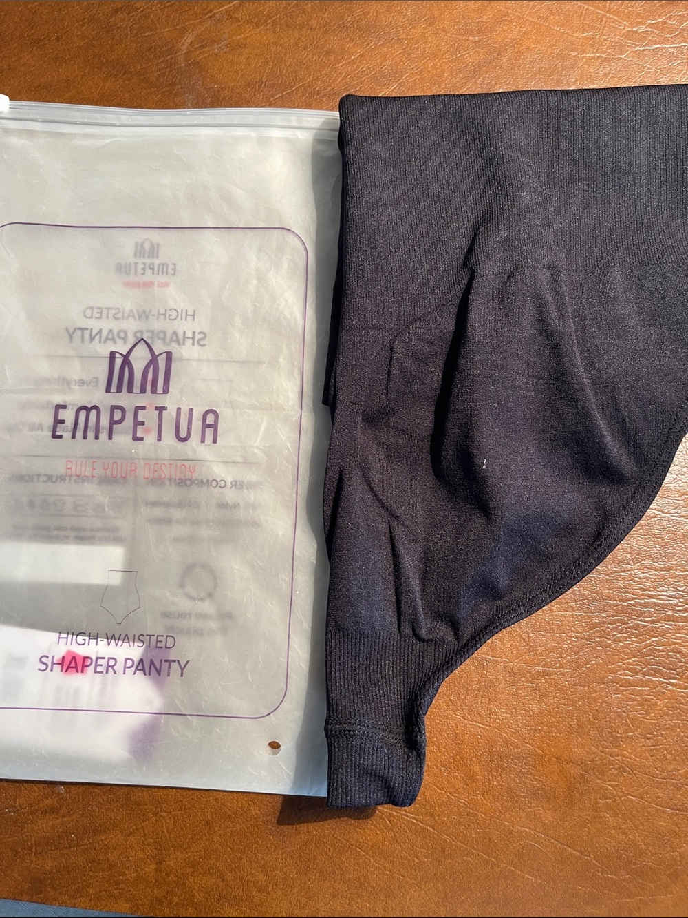 Empetua Shapermint High-Waisted Shaper Panty — Black NWT Size XL/XXL